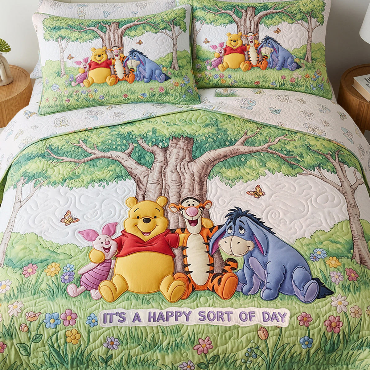 Festive Friends Bed Set – Personalized Christmas Bedding For Kids 02qhmg170725-Homacus