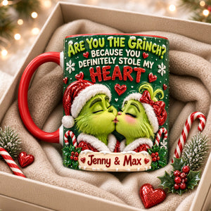 My Dear Mischief Sweetheart You Stole My Heart Accent Mug - Personalized Christmas Gifts For Couples 01hudh151026-Homacus