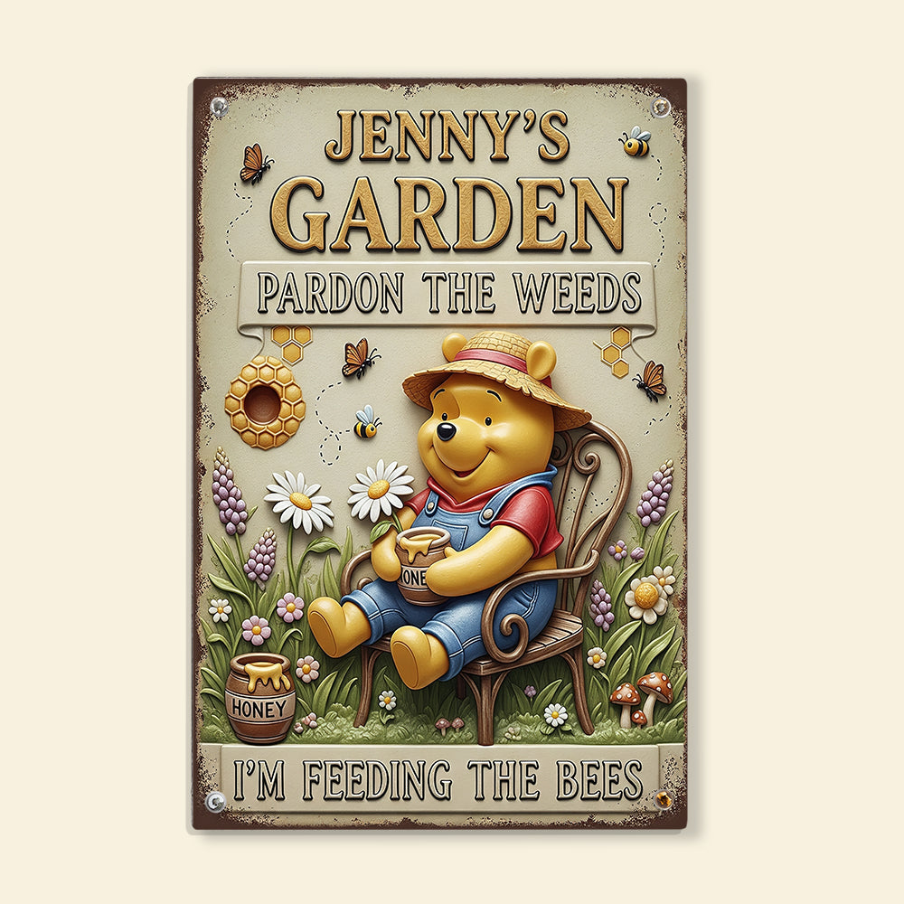 Garden Metal Sign - Personalized Gifts For Garden Lovers 06ohqn050625-Homacus