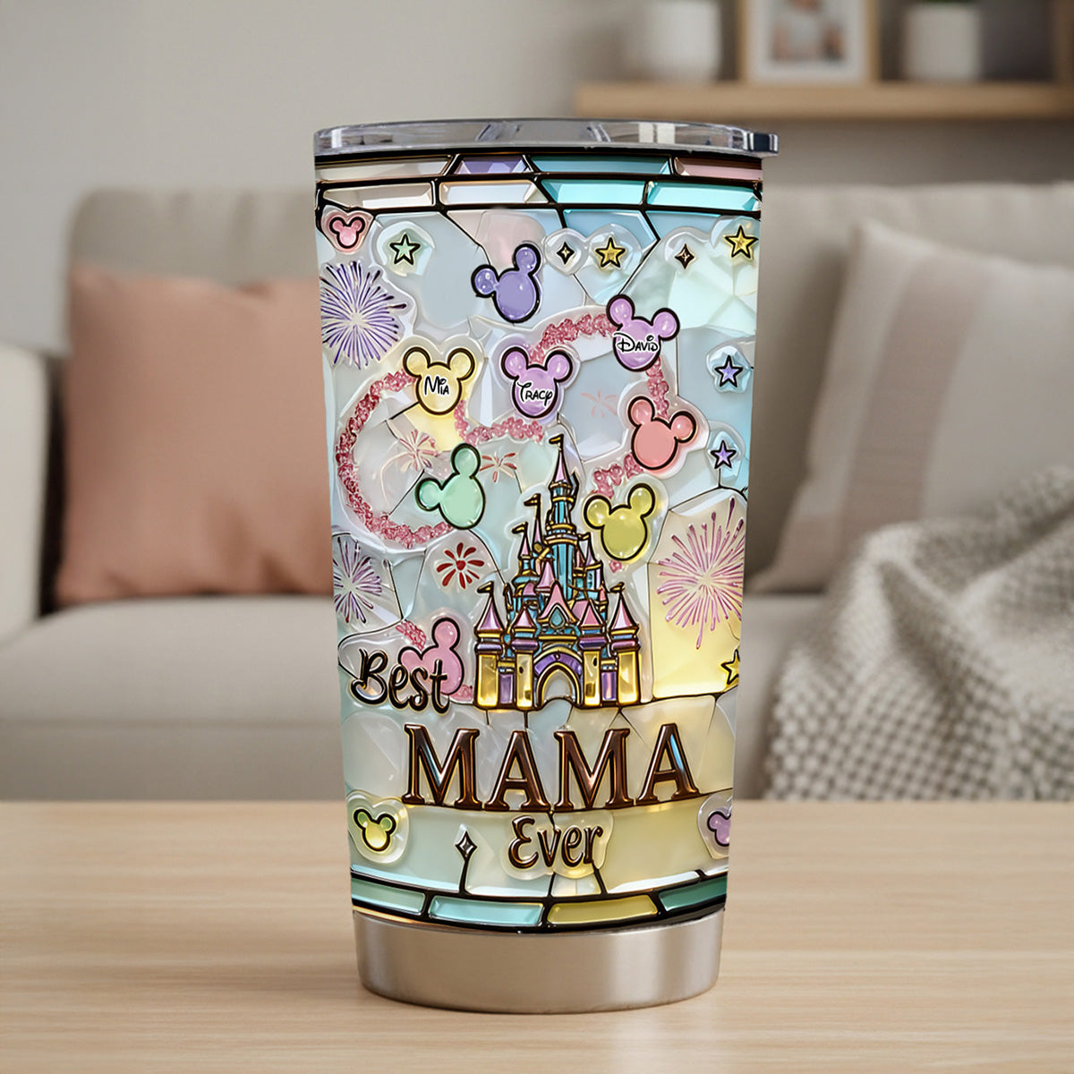 Best Mama Ever Tumbler - Personalized Gifts For Mother 01tomg070226-Homacus