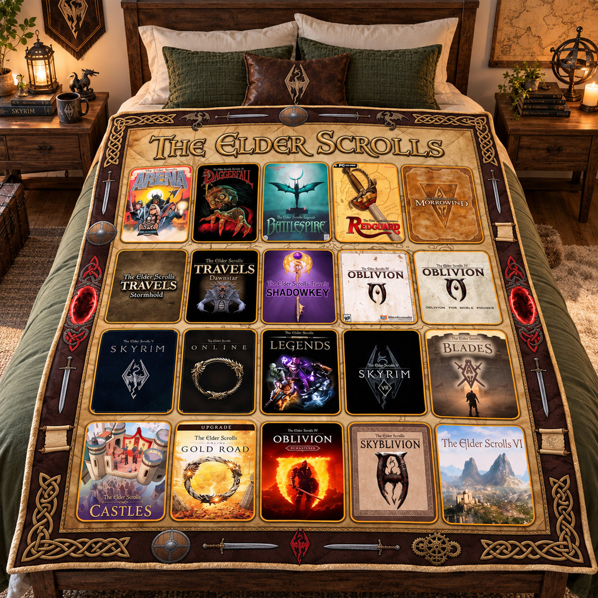 Fantasy Gaming Blanket - Personalized Gifts For Game Lovers 02nalu071026-Homacus