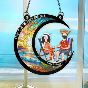 Personalized Gifts For Couple Window Hanging Suncatcher Ornament 03topu110225hg-Homacus