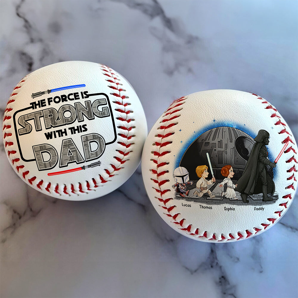 Personalized Gift For Dad Baseball Father's Day Galaxy Dad 031QHQN060425-Homacus