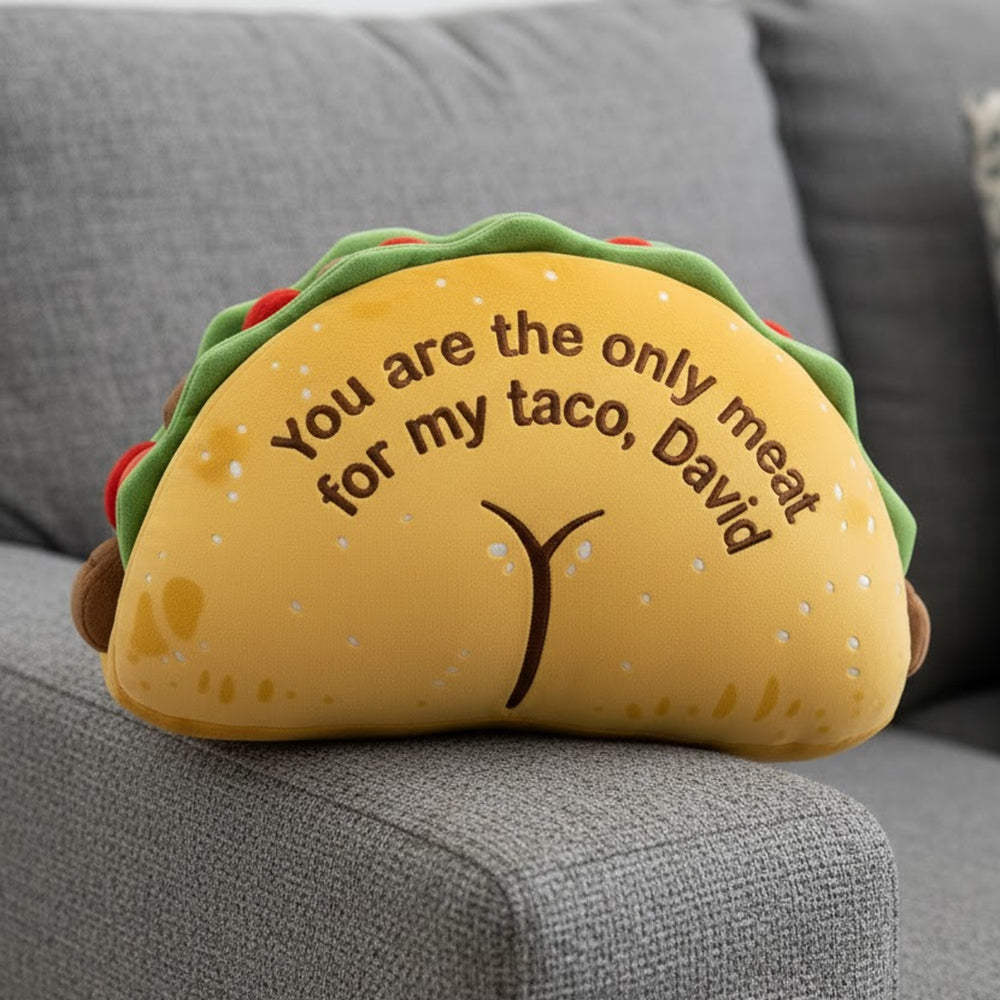 Cheeky Taco Pillow - Personalized Gifts For Couple 02TOTN091225-Homacus