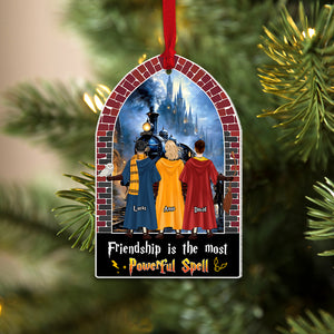 Personalized Gifts for Friends, Friendship is the most powerful spell Acrylic Ornament, Christmas Tree Decor 01TOTN150824HG-Homacus