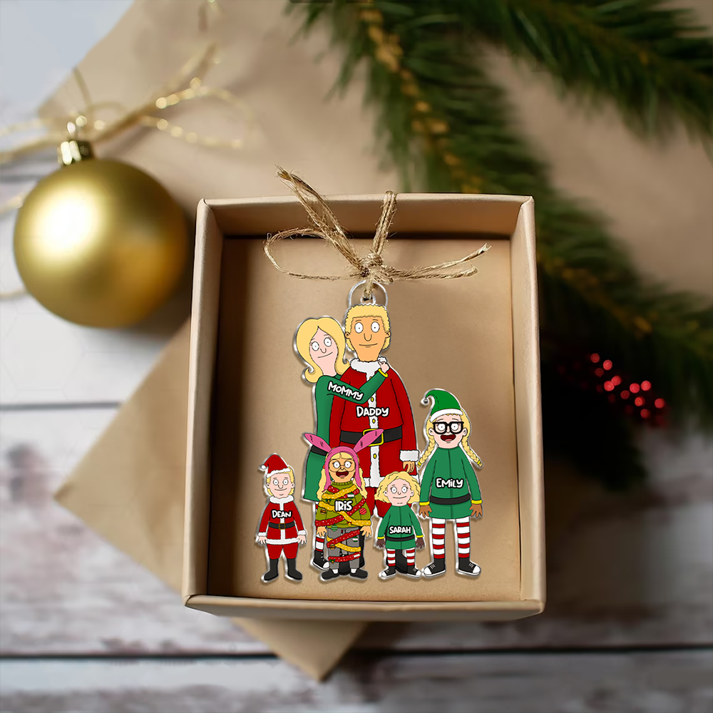 Personalized Gifts For Family Acrylic Ornament 041qhhu291124hg-Homacus