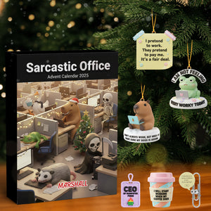 Sarcastic Office Christmas Advent Calendar Blind Box 02namg171125 - Personalized Gifts For Coworkers-Homacus