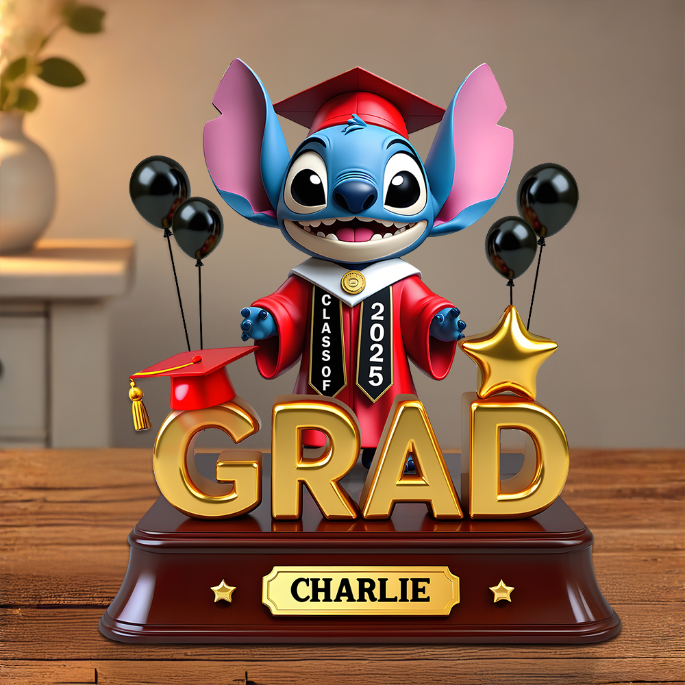 Christmas Gift for Graduates: Personalized Graduation Plaque 01napu180425-Homacus