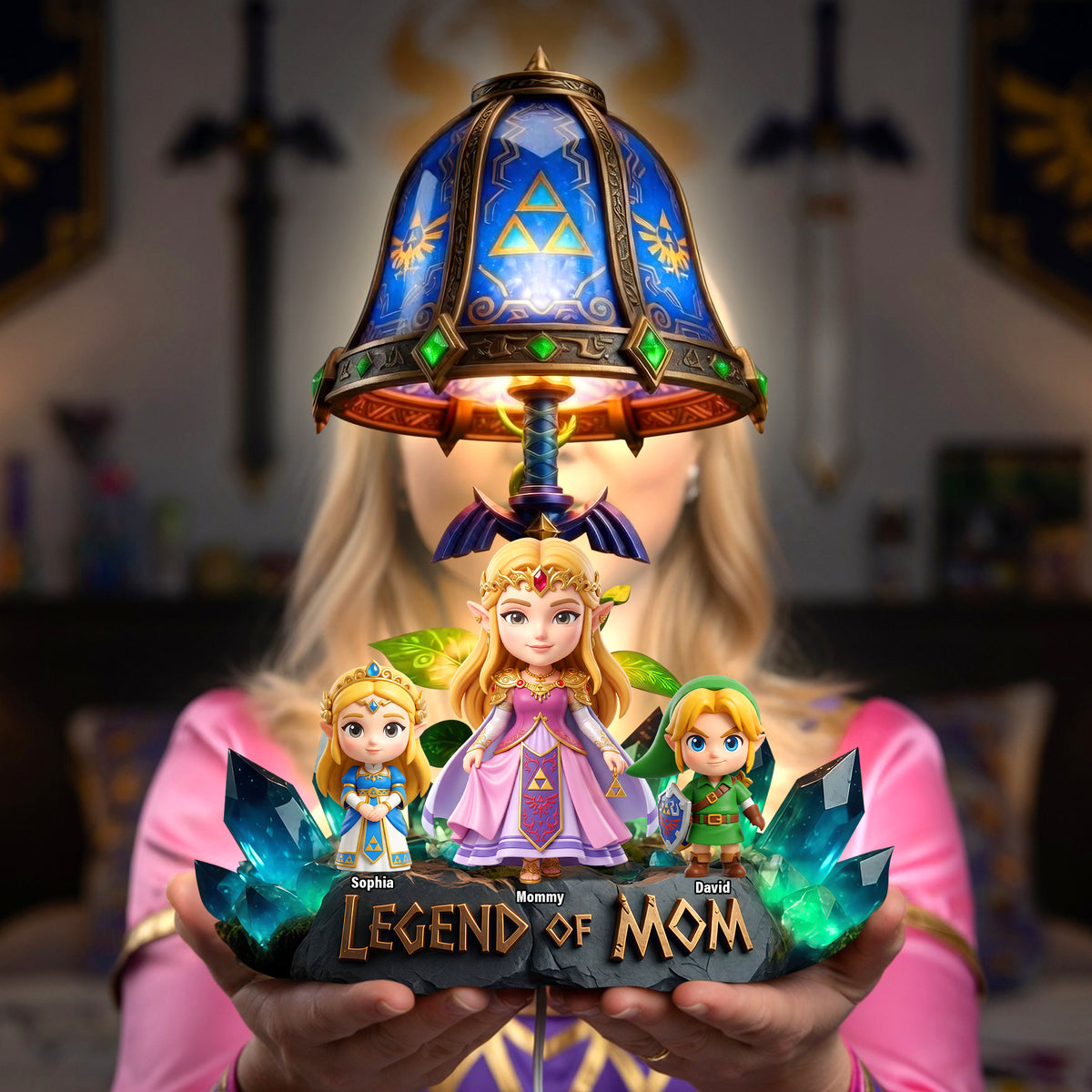 Fantasy Adventure Mom and Kids Acrylic Light Box - Personalized Gifts For Mother 03tyqn080426-Homacus