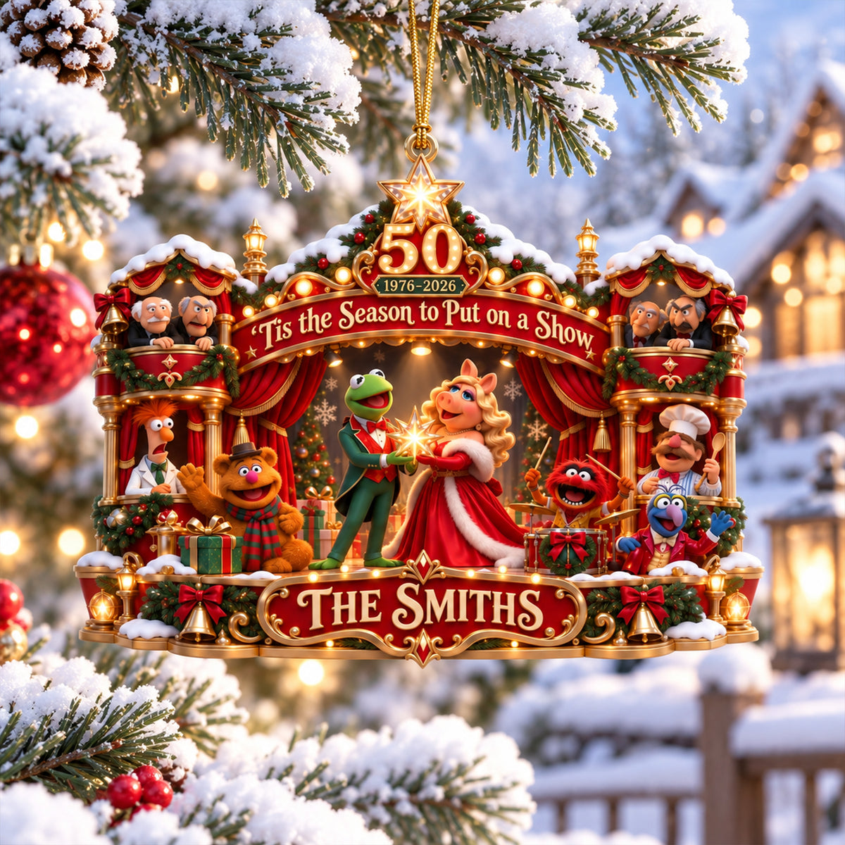 50 Years of Timeless Entertainment Ornament - Personalized Christmas Gift 02HAQN120926-Homacus