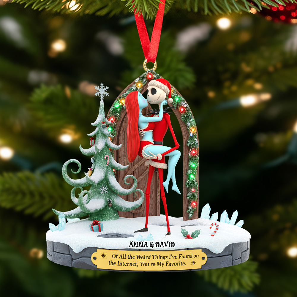Funny Internet Couple Personalized Gifts For Couple Christmas Ornament 03ohtn131025-Homacus