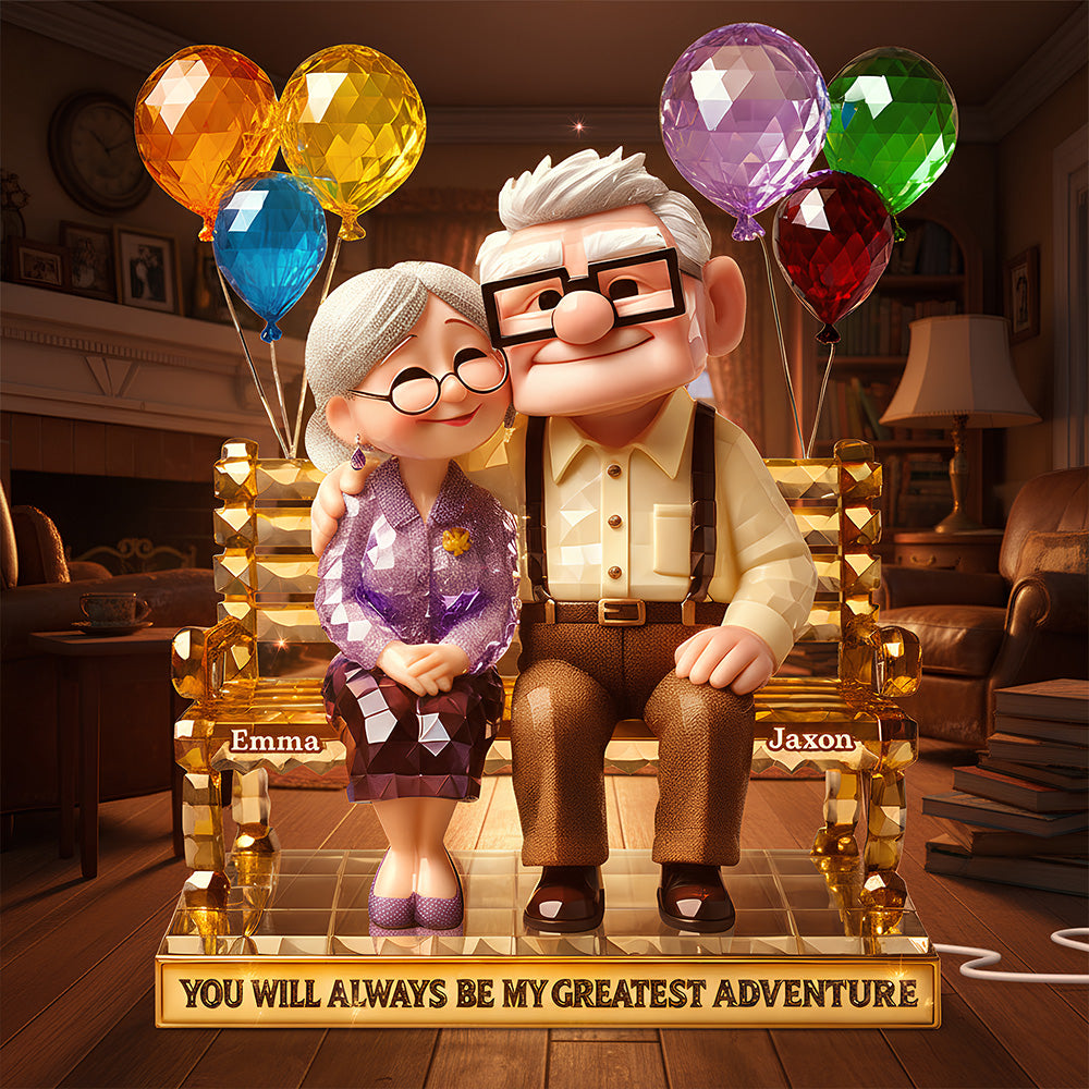 My Greatest Adventure Light Box - Personalized Gift For Couples 02TGDT021225-Homacus