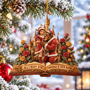 Playful Couple Romance Ornament - Personalized Christmas Gifts 03ohqn100926-Homacus