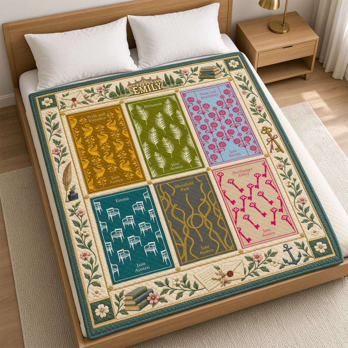 Classic Reader Era Blanket - Personalized Gifts For Book Lovers 03NADH091026-Homacus