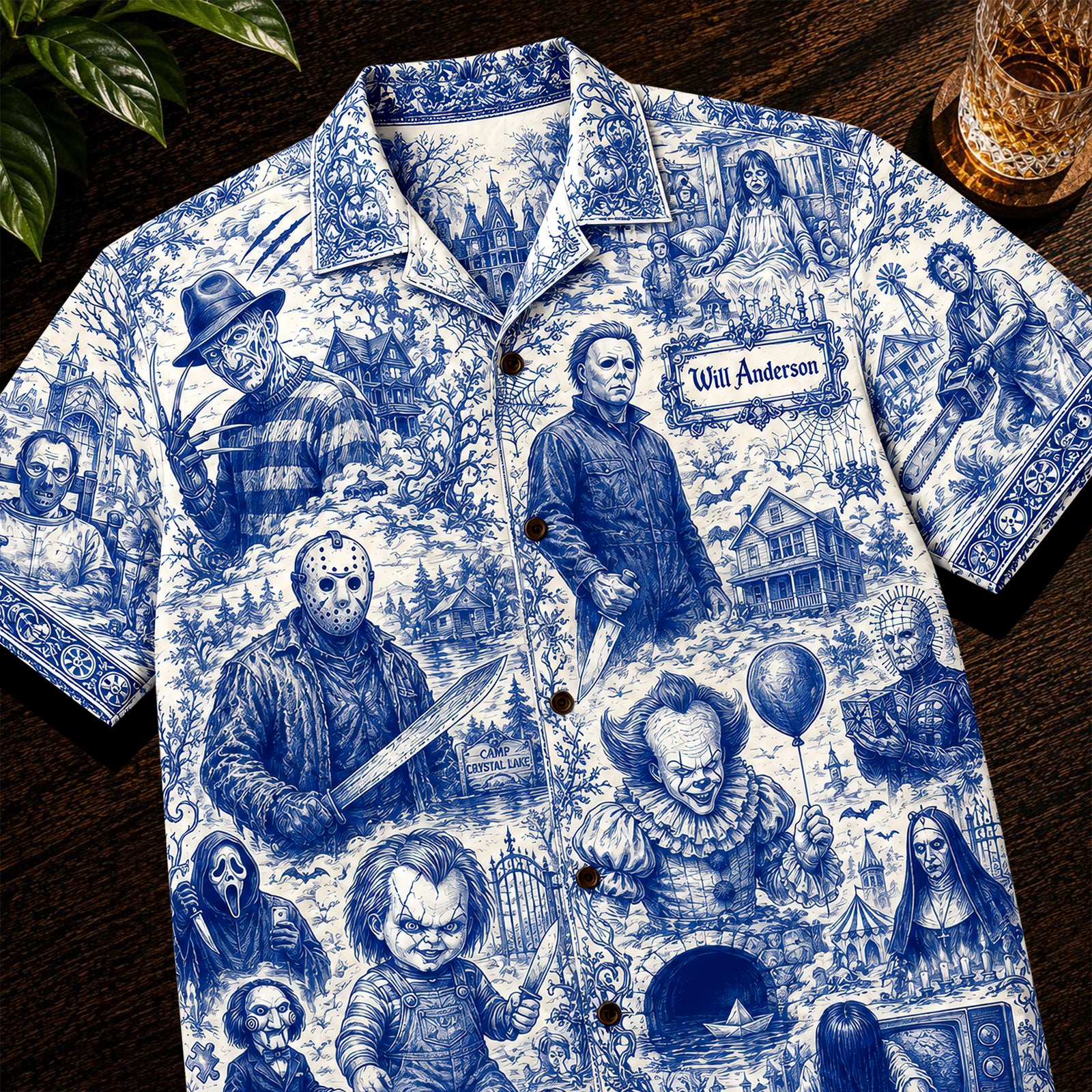 Retro Horror Hawaiian Shirt Personalized Gifts For Horror Lovers 01HUQN220626-Homacus
