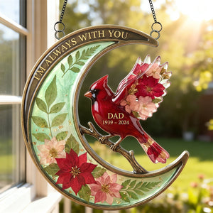 Heavenly Light Memorial Suncatcher Ornament - Personalized Gifts For Heaven 04NATN270226-Homacus