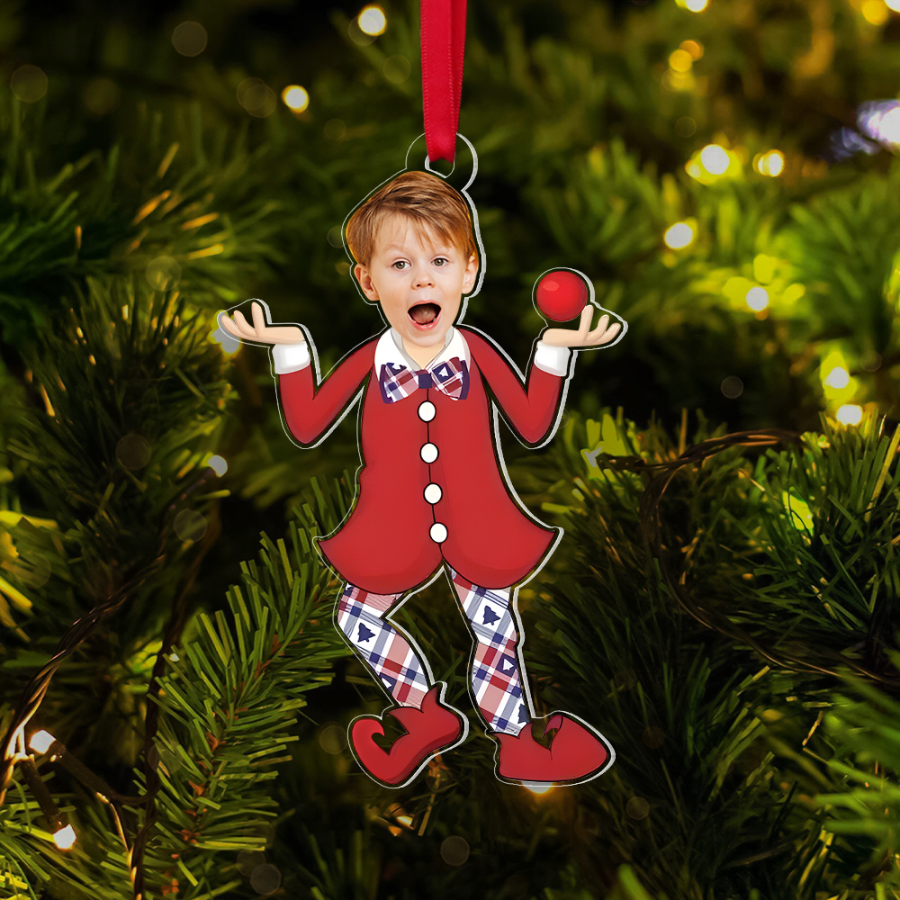 Custom Photo Gifts For Movie Fan Acrylic Ornament Christmas 01xqpu111024-Homacus