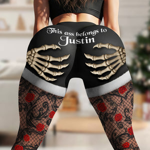 Naughty Skeleton Hands Leggings - Personalized Gifts For Her 03naqn071025-Homacus
