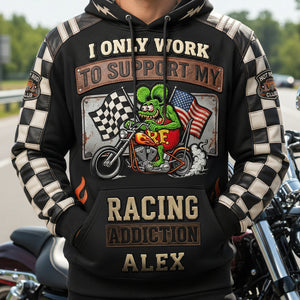 Racing Addiction 3D Shirt - Personalized Gifts For Hot Rod Lovers 01pata120326-Homacus