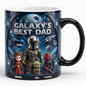 The Best Warrior Dad And Kids Magic Mug - Personalized Gifts For Dads 04nadt080526-Homacus