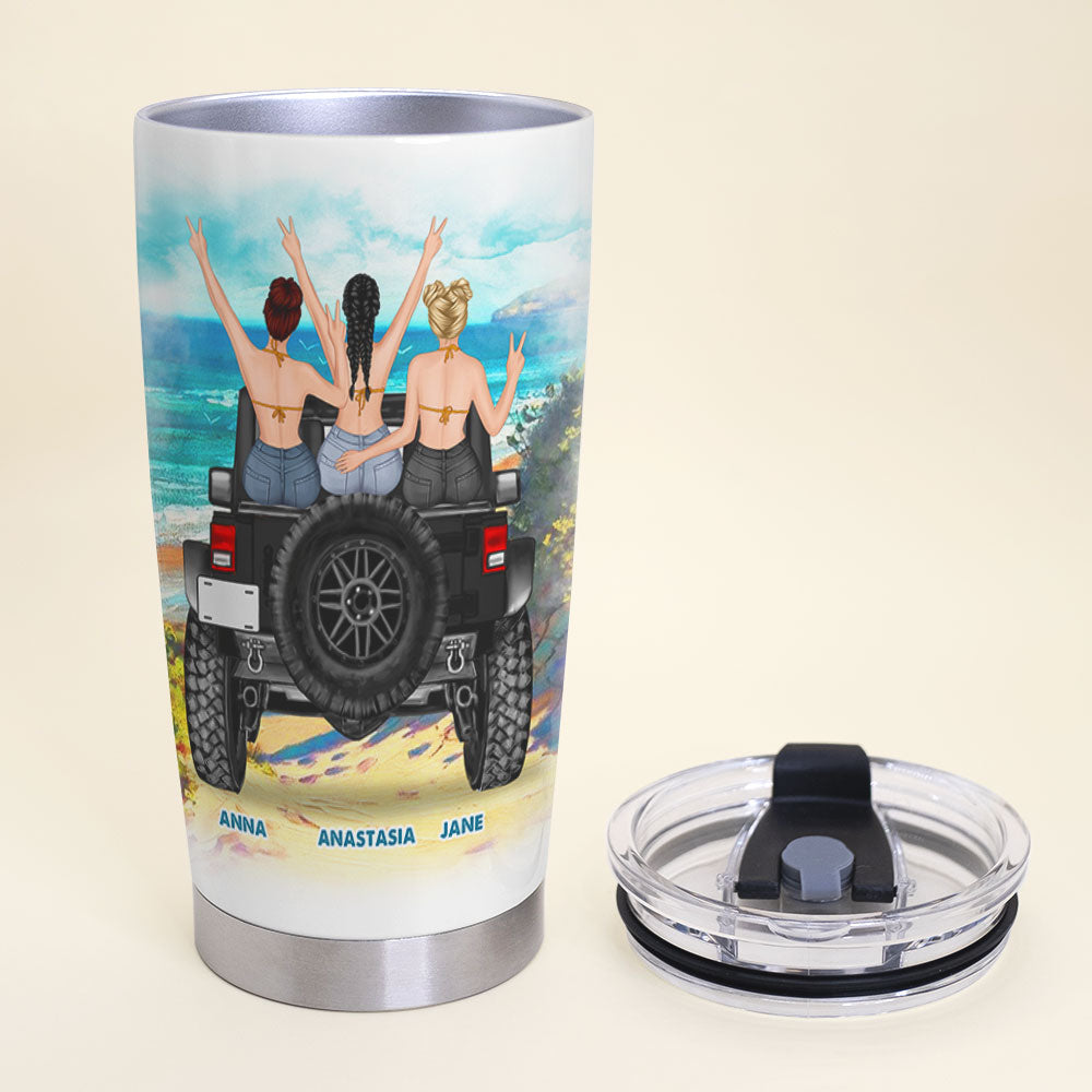 Personalized Gifts For Best Friends Tumbler Travel and Get Lost Together-Homacus