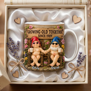Gnome Naughty Old Couple Coffee Mug - Personalized Gifts For Couple 01nadh190626-Homacus