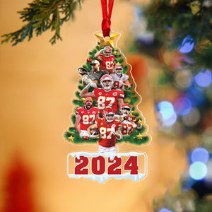 Personalized Gifts For American Football Fans, Acrylic Ornament 04HUPU070824 An American Football Tight End-Homacus