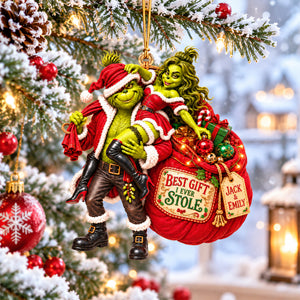 Funny Stolen Gift Christmas Ornament - Personalized Gift For Couples 08HAQN150926-Homacus