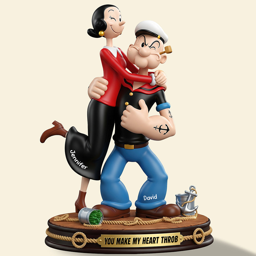 Funny Couple Acrylic Plaque Personalized Gifts For Couple 04NAQN050625-Homacus