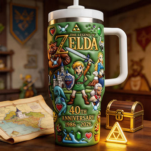 Adventurous 40th Anniversary Tumbler - Personalized Gifts 01tgdt060326-Homacus
