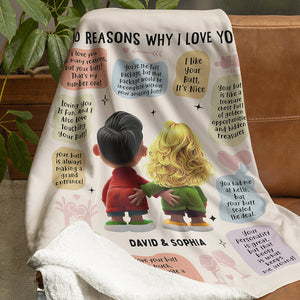 Personalized Gifts For Couple Blanket 01OHDT211224-Homacus