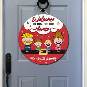 Personalized Gifts For Family Wood Sign 03katn230724hh Ho Ho Home-Homacus