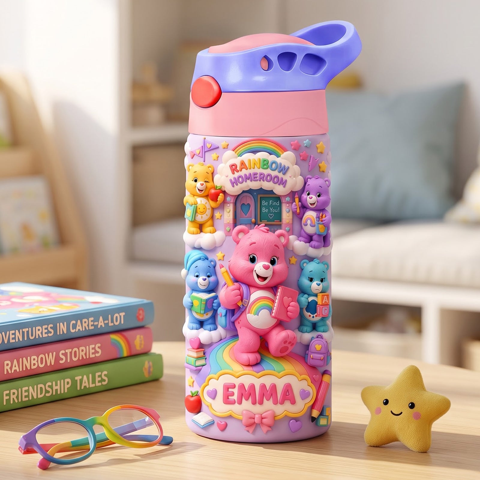 Rainbow Homeroom 12oz Colorful Kid Tumbler - Personalized Gift For Kids 07naqn310726-Homacus