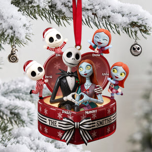 Spooky Family Christmas Ornament - Personalized Gifts For Family 02palu010926-Homacus