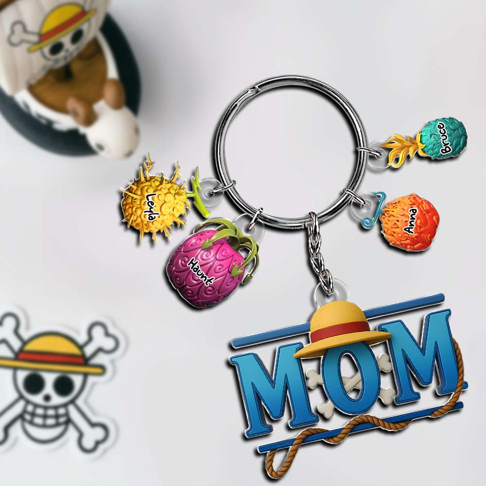 Fruit Mom Keychain - Personalized Gifts For Mom 01OHLU210425-Homacus