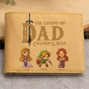 Personalized Gifts For Dad PU Leather Wallet 04NAQN040524PA-Homacus