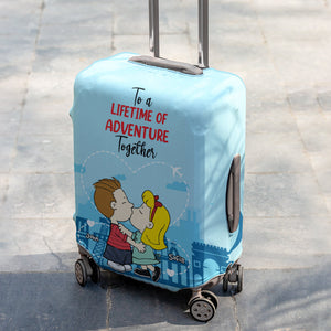 Personalized Gifts For Couple Luggage Cover 03TOMH261224HG-Homacus