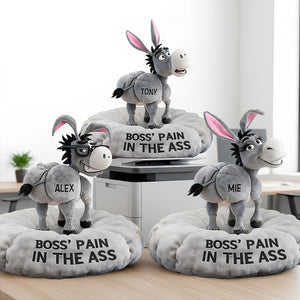 Fun Donkey Office Worker Pillow, Personalized Gifts For Coworker 03qhdt151125-Homacus
