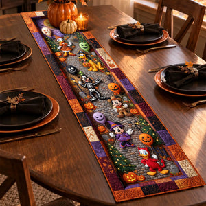 Ghoul Friends Quilted Table Runner - Personalized Halloween Gifts 02PAQN130826-Homacus
