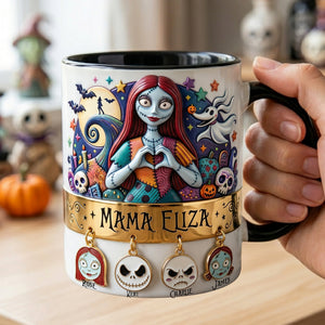 Spooky Mom and Kids Coffee Mug - Personalized Gifts For Mother 02palu030426-Homacus
