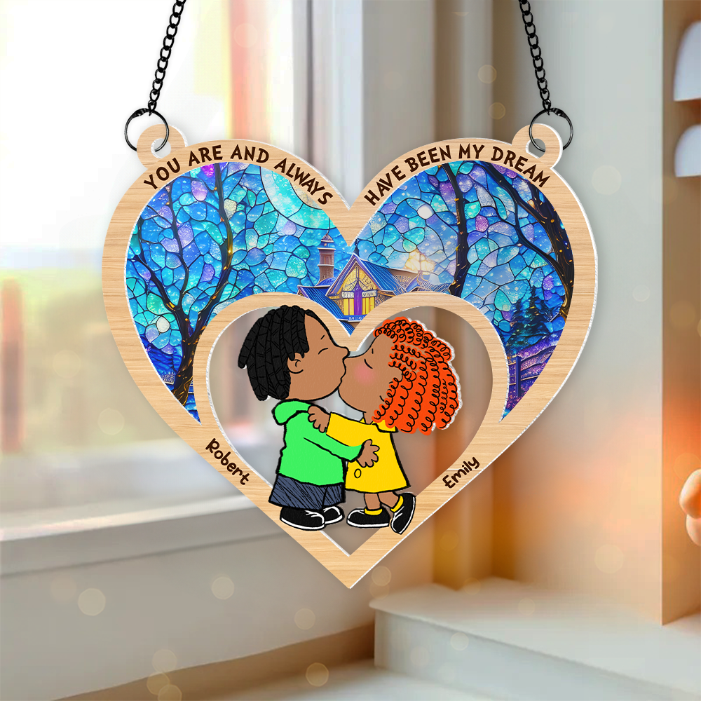 Personalized Gifts For Couple Suncatcher Ornament 03kapu091224hg-Homacus