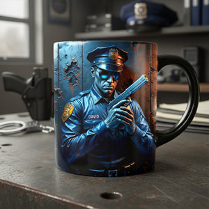 Serve With Pride Police Mug - Personalized Gift For Police 03TOLU081225-Homacus