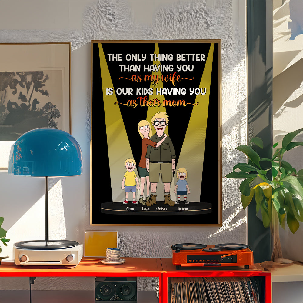 Personalized Gifts For Wife Canvas Print Mother's Day 05KAMH140325HG-Homacus