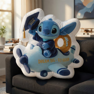 Dream Big Fly Higher Pillow - Personalized Gifts For Graduates 05padh120526-Homacus