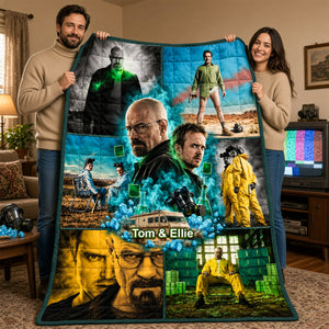 Chemistry Crime Blanket - Personalized Gifts For Couple 04nadh051026