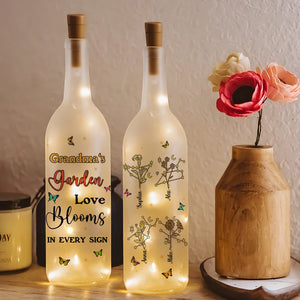 Personalized Gift For Grandma Bottle Lamp Zodiac Sign 04OHMH210225-Homacus