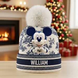 Cute Characters Bobble Beanie Hat - Personalized Gifts For Fans 01PGLU201025-Homacus