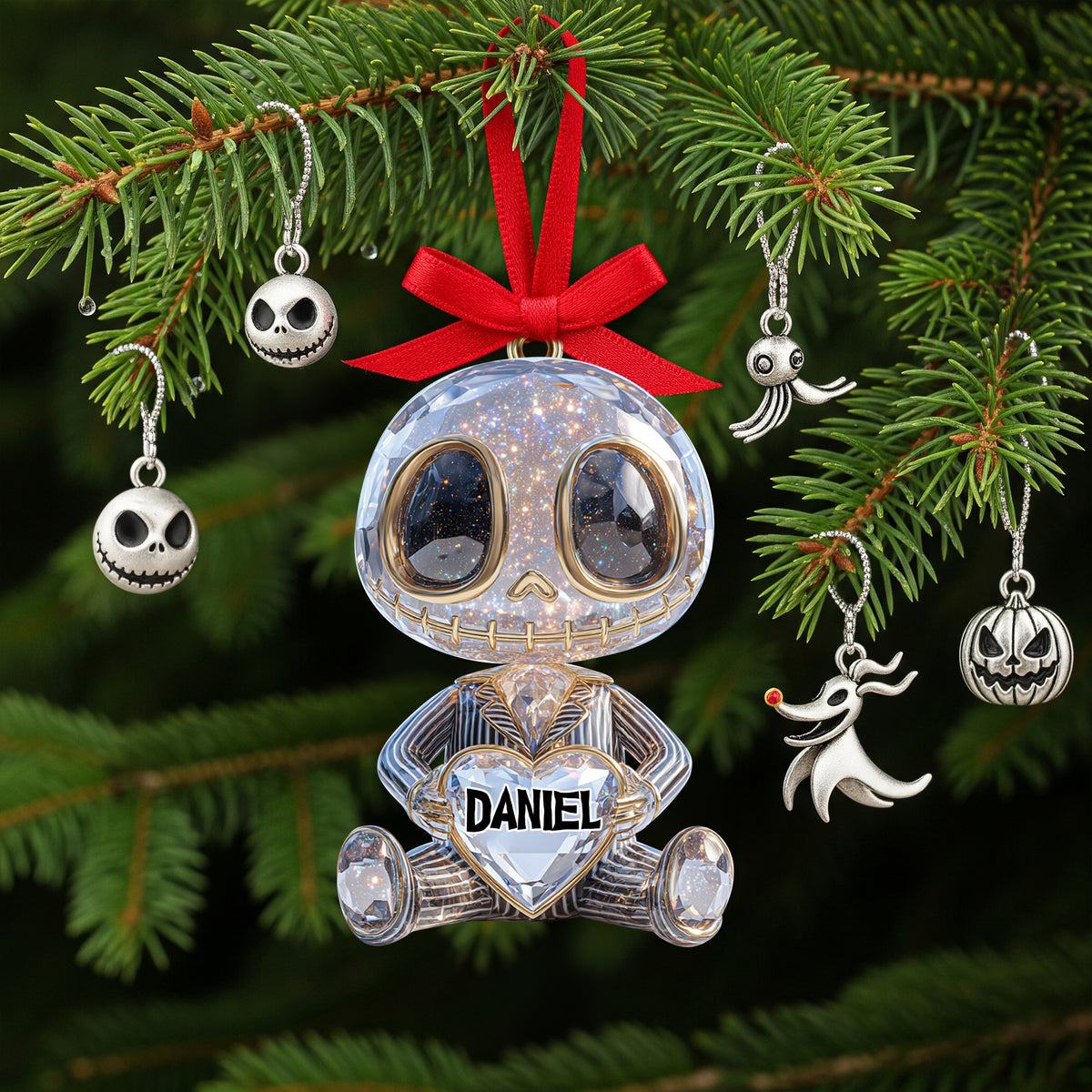 Gothic Character Ornament - Personalized Christmas Gifts For Movie Fans 03TGLU030925-Homacus