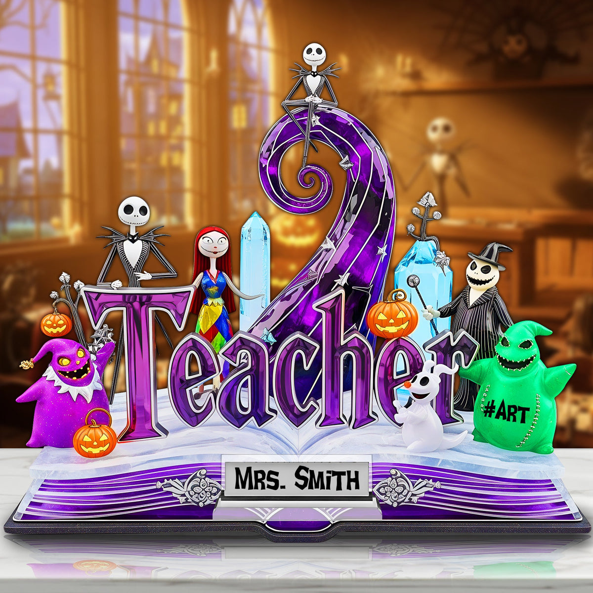 Horror Teacher Plaque - Personalized Gifts For Teacher 04tglu170625-Homacus