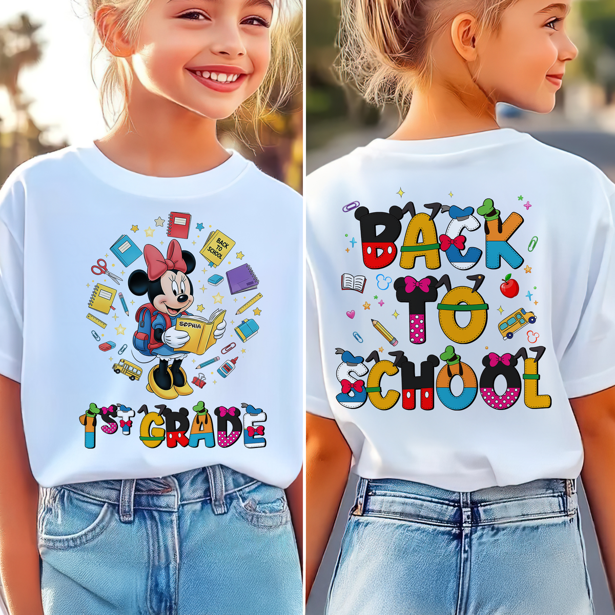 Back To School Kid Shirt - Personalized Gifts For Kid 03HUPU030725-Homacus